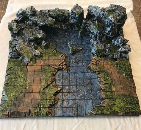 D&d Terrain Diy, Diy Dnd Props, Dnd Props Diy, Dnd Display, Dnd Props, Dungeons And Dragons Diy, Dnd Diy, Dnd Terrain, Dnd Crafts