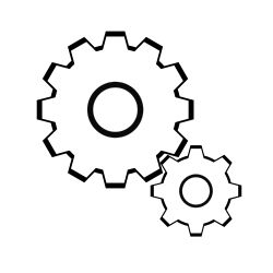 Clipart - Simple Gears Robot Gears Printable, Gear Background, Gears And Cogs, Steampunk Gears Template, Gears Background, Minecraft Modpacks, Physics High School, Robot Birthday Party, All Minecraft