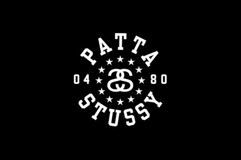 Patta Logo, Stussy Wallpaper, Team Logo Design, Eagle Art, Tshirt Printing Design, Famous Logos, Anniversary Logo, Retro Streetwear, Small Canvas Art