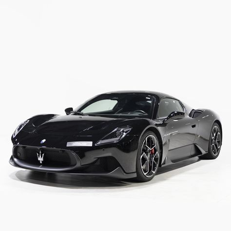 Maserati Mc20 Black, Maserati Mc 12, Marcedice Car, Black Maserati, Maserati Suv, Maserati Mc20, Princess Hours, Maserati Car, Ferrari 812 Superfast