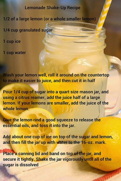 Lemonade Shake-up Lemon Shake Ups, Diy Fair Lemonade, Shake Up Lemonade, Lemon Shakeup Recipe, How To Make Fair Lemonade, Lemon Shake Up Recipe Fair, County Fair Lemonade Recipe, Lemonade Shake Up, Fair Lemonade Recipe Lemon Shake Up