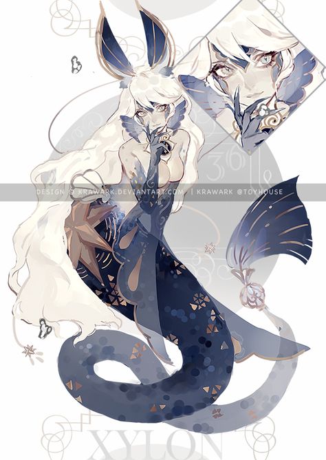 Mermaid Character Design, Mermaid Character, Mermaid Drawings, Creature Drawings, Mythical Creatures Art, Creature Concept Art, Mermaid Art, Creature Concept, 영감을 주는 캐릭터