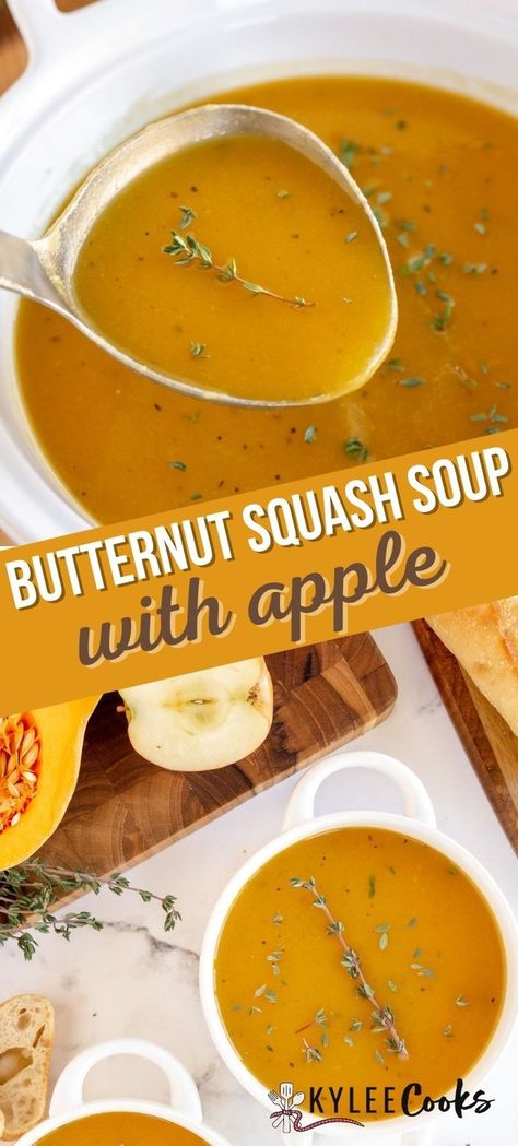 Panera Squash Soup, Pumpkin Butternut Squash Soup, Autumn Squash Soup, Roast Butternut Squash, Squash Apple Soup, Butternut Squash Apple Soup, Autumn Squash, Healthy Butternut Squash, Frozen Butternut Squash