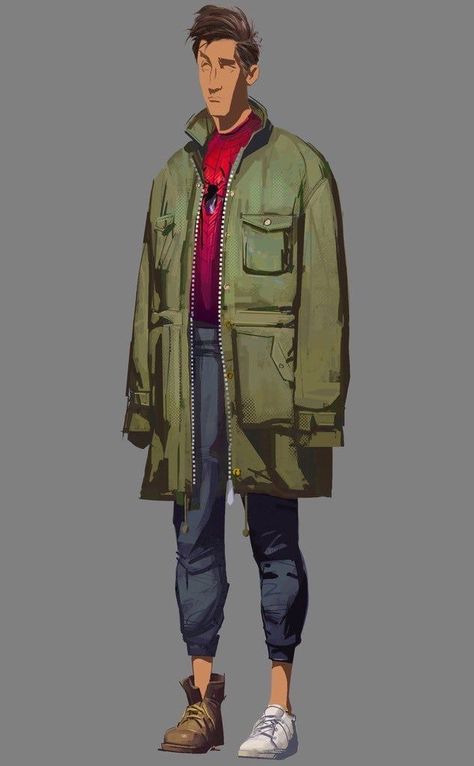 Robh Ruppel, Peter B Parker, His Clothes, Spider Art, Model Sheet, The Portal, Verse Art, Character Design Animation, Art Style Inspiration