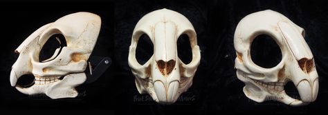 Animal Skull Drawing, Rabbit Skeleton, Skull Masks, Rabbit Skull, Skull Anatomy, Skull Reference, Animal Skeletons, Mask Painting, Taxidermy Art