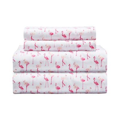 Flamingo Bedding, Microfiber Bed Sheets, Flamingo Pattern, Animal Prints Pattern, Sheet Sets Full, Bedding Basics, Twin Sheet Sets, Printed Sheets, Make Your Bed