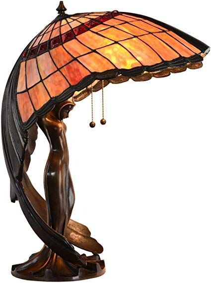 Tiffany Lamps Living Room Decor, Flower Lampshade, Art Nouveau Lamp, Thrift Wishlist, Flower Lamp Shade, Art Nouveau Lamps, Stained Glass Table, Lampe Art Deco, Stained Glass Table Lamps