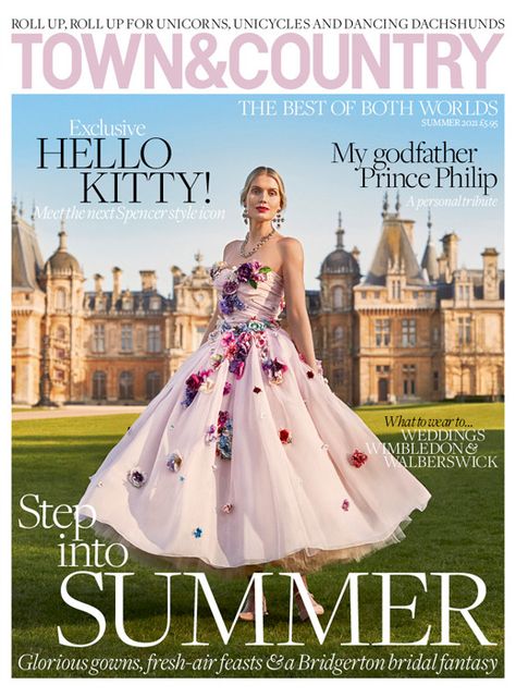 Princess Diana Niece, Lady Kitty Spencer, Lady Kitty, Kitty Spencer, Town And Country Magazine, Michael Lewis, Uk Summer, Country Magazine, Town Country