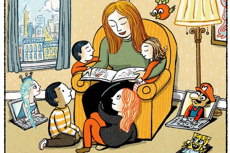 And might we say, an affordable gift too. Happy Tuesday gapmusers! #reading #parenting The Great Gift of Reading Aloud - WSJ Responsible Parenthood, Importance Of Reading, Reading Aloud, Kids Reading Books, Teaching Language Arts, Bookish Things, The Wall Street Journal, Family Illustration, Early Literacy