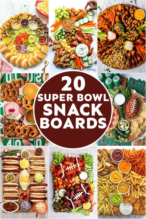 Super Bowl Charcuterie Board, Super Bowl Charcuterie, Football Themed Food, Super Bowl Menu, Snack Boards, Football Party Foods, Charcuterie Board Ideas, Food Boards, Football Snacks