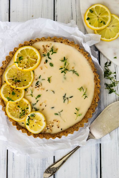 Best Lemon Curd, Tart Vegan, Curd Tart, Tarte Vegan, Lemon Curd Tart, Vegan Tarts, Dessert Aux Fruits, Desserts Vegan, Lemon Tart