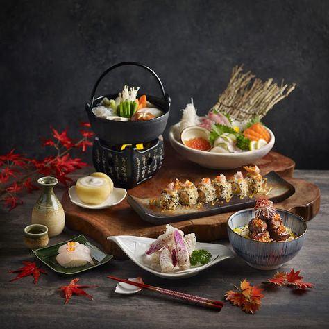 Fine Dining Japanese Food, Japanese Plating, Sushi Tei, Teppanyaki Restaurants, Japanese Food Photography, Japanese Food Sushi, Japanese Beef, Food Sushi, Japanese Menu