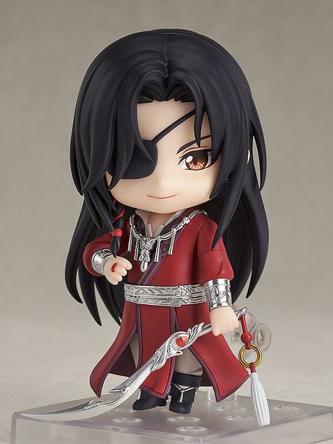 Tian Guan Ci Fu - Hua Cheng - Nendoroid (#1946) (Good Smile Arts Shanghai, Good Smile Company) | MyFigureCollection.net Mo Xiang Tong Xiu, Ghost King, Nendoroid Anime, Heaven Official's Blessing, Hua Cheng, Red Umbrella, Tokyo Otaku Mode, Small White Flowers, Anime Figurines