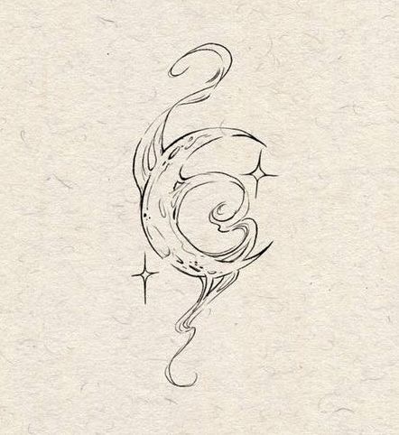 Swirly Tattoo, Small Pretty Tattoos, Cute Little Tattoos, Discreet Tattoos, Subtle Tattoos, Spine Tattoos, Art Tattoos, Elegant Tattoos, Abstract Tattoo