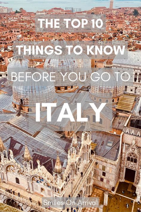 Planning a trip to Italy? Don’t miss our blog post, 'The Top 10 Things To Know Before Going to Italy'! We cover essential travel tips, from navigating public transportation to understanding Italian customs, packing advice, and must-try foods. Whether it's your first visit or a return trip, this guide will help you make the most of your Italian adventure!