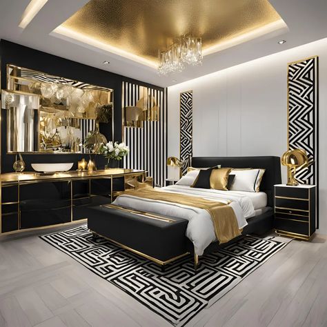 Gold Bedroom Ideas - Classic Bedroom Ideas Gold Bedroom Ideas for a Stylish Home Bedroom Ideas Gold, Classic Bedroom Ideas, Black And Gold Bedroom, Golden Bedroom, Gold Bedroom Ideas, Grey And Gold Bedroom, Black Gold Bedroom, Blue And Gold Bedroom, Burgundy Walls