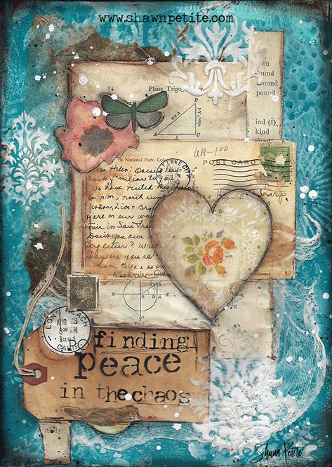 sunday-inspiration-9-18-16-web Sunday Inspiration, Mixed Media Art Techniques, Mixed Media Art Canvas, Mixed Media Crafts, Collage Art Mixed Media, Vintage Junk Journal, Mixed Media Projects, Mixed Media Art Journaling, Scrapbook Journal