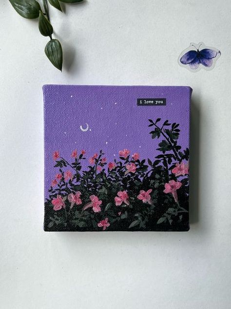 Purple Painting, Soft Pastel Art, Christmas Canvas Art, Easy Mandala Drawing, Acrylic Painting Tips, Canvas Painting Diy, Small Canvas Art, Pink Acrylic, Watercolor Art Lessons