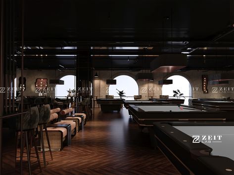 DON Billiards Club's system of 20 high-class billiards tables has welcomed many professional players to compete and experience. Perfect architectural space and first-class service here will surely satisfy all senses and satisfy the most demanding guests. Billard Club Design, Pool Hall Ideas, Snooker Room, Pool Hall, Hall Ideas, New Victorian, Pool Halls, Vip Room, Billiard Room