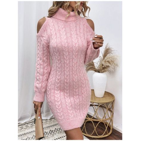 Knit sweater dress outfit