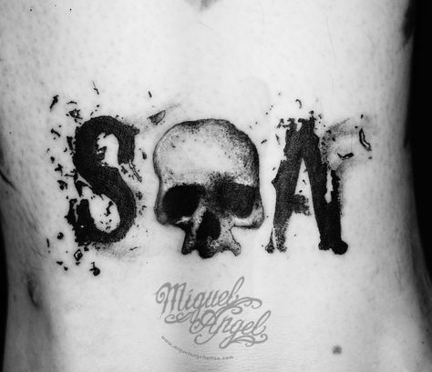 Right Upper Arm Tattoo, Sons Of Anarchy Tattoo, Tattoo Finder, Son Of Anarchy, Anarchy Tattoo, Upper Arm Tattoo, Tattoo Son, Simple Tattoos For Guys, Bestie Tattoo