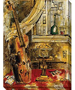 Olivia Maxweller 'Sanctuary' Canvas Art Outside Wall Art, House In Spain, Dream Dining Room, Sheet Music Art, Music Painting, Best Song Ever, Art Still Life, Outdoor Wall Art, Musical Notes