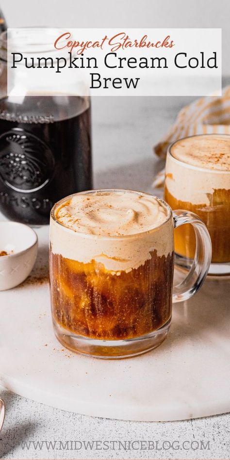 Pumpkin Cold Brew Foam Recipe, Homemade Pumpkin Cold Brew, Copycat Starbucks Pumpkin Cream Cold Brew, Pumpkin Cold Cream Recipe, Pumpkin Cream Foam Starbucks, Pumpkin Foam Starbucks, Homemade Pumpkin Cream Cold Brew, Pumpkin Cold Cream, Pumpkin Cream Cold Brew Recipe