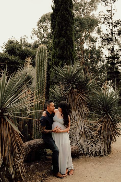 Maternity session at the Arizona Cactus Garden in Stanford. Rocio Rivera Photography Cactus Garden Maternity Shoot, Arizona Cactus Garden Stanford, Maternity Photography Joshua Tree, Arizona Cactus Garden, Garden Moodboard, Garden Photoshoot, Pregnant Photo, Maternity Photography Poses Outdoors, Pregnancy Pics