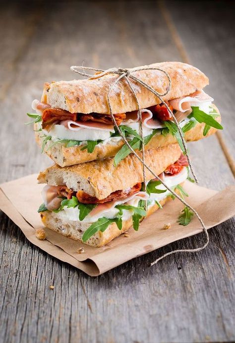 Lunch Photos, Baguette Sandwich, Brunch Cafe, Gourmet Sandwiches, Food Photography Inspiration, Food Drink Photography, Sandwiches For Lunch, Food Presentation, Food Festival