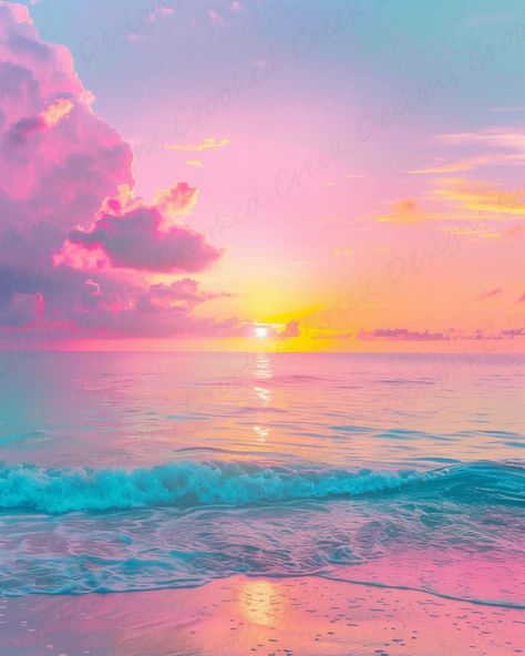 Fun Images Pictures, Fun Pink Background, Cute Beach Sunset Pictures, Phone Pictures Image, Backgrounds For Ipads, Athstetic Background, Photo Wallpaper Cute, Cool Beach Photos, Plage Aesthetic