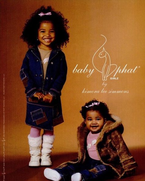 2000s on Instagram: “Ming and Aoki Lee, for Baby Phat Girlz (2003)” Aoki And Ming Lee Simmons, Aoki Lee Simmons, Baby Phat Aesthetic, Kimora Lee Simmons Kids, Baby Phat 2000s, Unknown Aesthetic, Celebrity Children, 90s Aesthetics, Kimora Lee Simmons