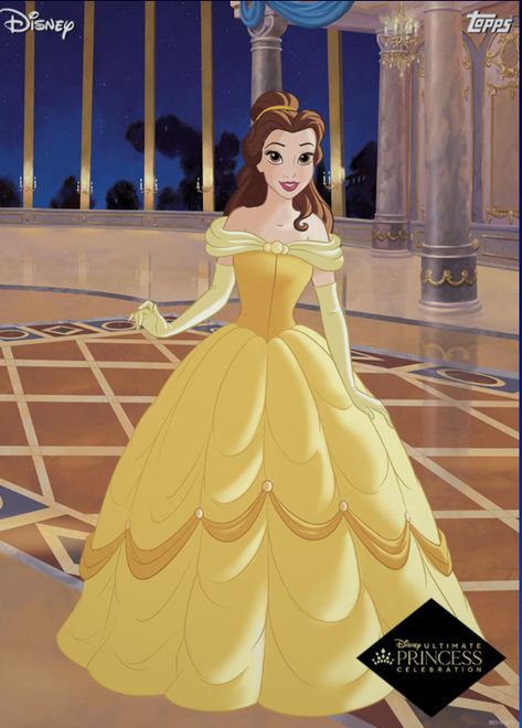 Beauty And The Beast Yellow Dress, Bell Dress Disney, Princesa Bella Disney, Princess Belle Aesthetic, Disney Princess Yellow, Belle Yellow Dress, Princes Belle, Brunette Princess, Disney Princess Belle Dress