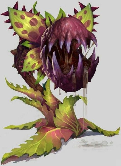 Plant Template, Plant Creatures, 5e Monsters, Fantasy Plants, Monster Inspiration, Plant Monster, Alien Plants, Creature Fantasy, Plantas Vs Zombies