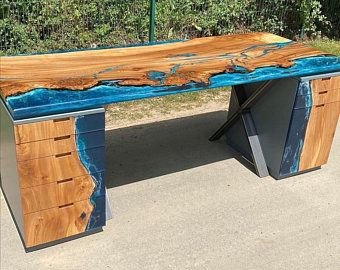 Epoxy Dresser, Epoxy Desk, Table Swag, Dining Table Epoxy, Table Top Epoxy, Resin Dining Table, Coffee Table Walnut, Resin Tables, Epoxy Coffee Table