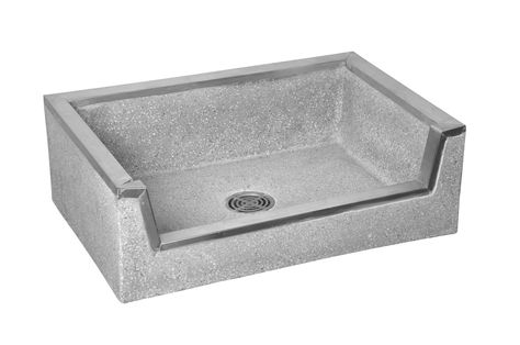 Fiat Commercial Utility Sink TSB3003100 White $800 Dog Showers, Dog Tub, Small Basement Design, Dog Wash Station, Mud Room Ideas Entryway, Small Basement Bathroom, Terrazzo Bathroom, Basement Bathroom Design, Mop Sink