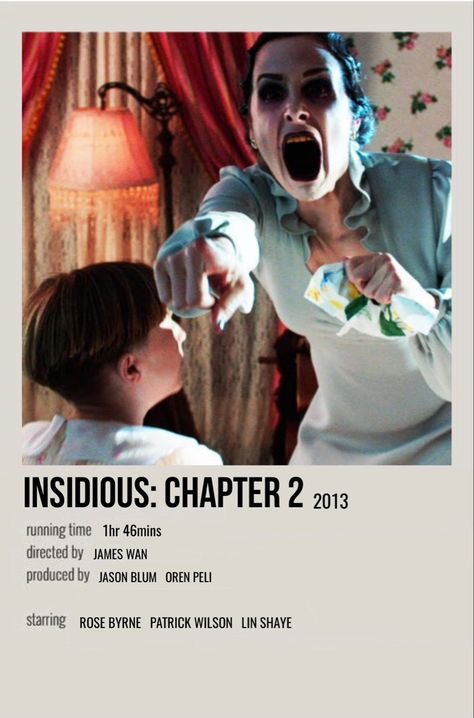 minimal polaroid movie poster for insidious: chapter 2 Insidious 2 Poster, Insidious Movie Poster, Insidious Poster, Insidious 2, Insidious Movie, Projection Room, Movies Minimalist, Polaroid Movie Poster, Posters Minimalist