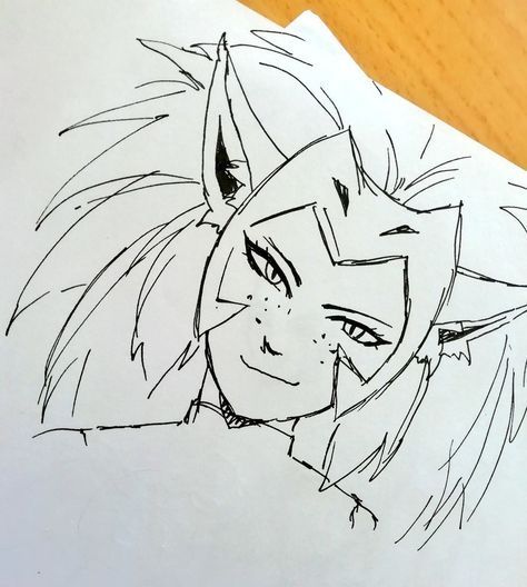 Catradora Sketch, Shera Drawings, Catra Drawing, Hey Adora, She Ra Princess Of Power, Art Corner, Arte Inspo, Sketch Inspiration, Cute Doodle Art