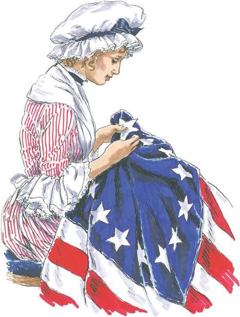 Betsy Ross: Did she or didn’t she? | Special Sections | mtexpress.com First American Flag, Flag Drawing, Patriotic Images, Rush Limbaugh, Betsy Ross, Flag American, Happy Birthday To Us, Flag Art, The First Americans