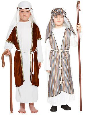 Shepherd Outfit, Christmas Food Ideas For Dinner, Shepherd Costume, Christmas Skits, Saint Costume, Biblical Costumes, Nativity Play, Nativity Costumes, Childrens Fancy Dress