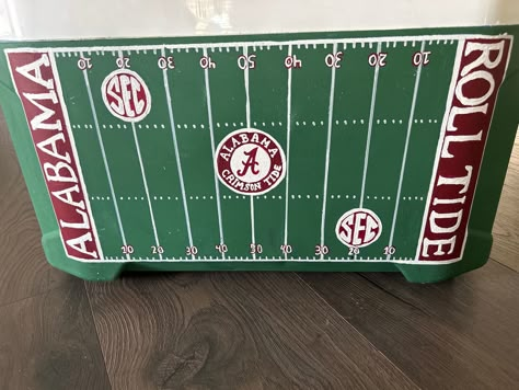 Frat Cooler Corner Ideas, Frat Cooler Football Field, Formal Cooler Ideas Nola, Nola Cooler Formal, Frat Coolers Formal Nola, Frat Coolers Nola, Nola Formal Cooler, Cooler Ideas Fraternity, Painted Coolers