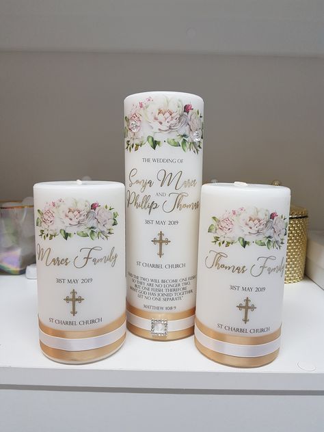 Candle Printing, Confirmation Candles Ideas, Blessingway Candle, Personalized Candles Diy, Candle For Christening Diy, Baptism Candle Decoration, Baptismal Candle, Candle Shower Favors, Candle Girl