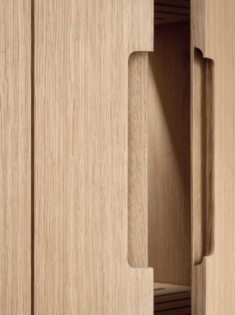 Joinery Details, Bedroom Door Design, Wardrobe Interior Design, Integrated Handles, Bedroom Doors, Scandinavian Interior, Furniture Inspiration, Contemporary Kitchen, Design Solutions