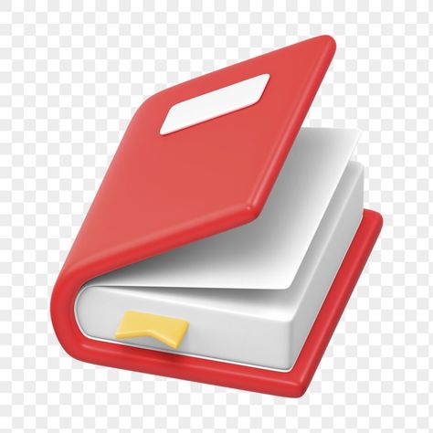 Book 3d Icon, Book Icon Png, Book 3d, 3d Book, Book Icon, Book Png, Free Green Screen, Biology Art, Funny Emoji Faces