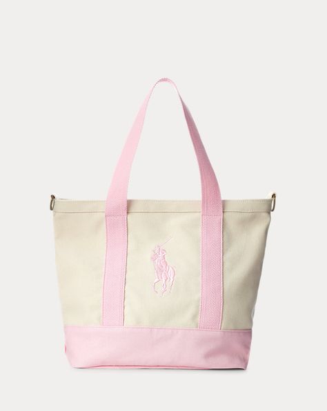 Big Pony Cotton Canvas Tote Ralph Lauren Purses, Ralph Lauren Tote, Ralph Lauren Bags, Iconic Design, Really Cute Outfits, Girls Accessories, Purse Wallet, Canvas Tote, Icon Design