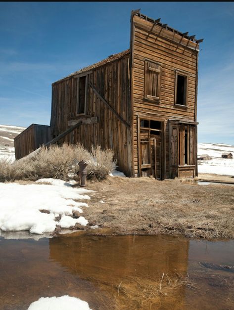 Bodie California Bodie California, Old Abandoned Buildings, Old Western, Home Structure, Travel Locations, Vintage Tablecloths, Haunted Places, Old Barns, American West