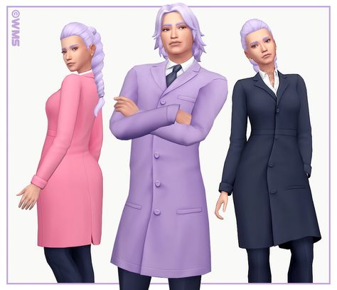 I made some new Lab Coat recolours because I got tired of Myth’s coat not matching her hair lol Download on my Blogger! Sims 4 Berry Cc, Sims 4 Not So Berry Mint, Ts4 Not So Berry Cc, Not So Berry Sims 4 Cc, Sims 4 Not So Berry Cc, Sims4 Clothing, Doctor Coat, Sims 4 Cheats, Clothes Cc