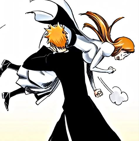 Orihime Bleach, Ichigo X Orihime, Bleach Orihime, Ichigo And Orihime, Ichigo Manga, Bleach Couples, Kubo Tite, Inoue Orihime, Orihime Inoue