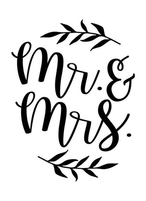 Now that the big day has come and gone, let the world know that you are officially Mr and Mrs with our adorable removable wall decal.  This cute Mr and Mrs wall graphic will enhance your wall decor in your bedroom, bathroom or even your kitchen. The Mr and Mrs wall sticker is available in several sizes and can be ordered in a variety of colors, please see selections in the color chart.  Be sure to indicate the color when checking out or black will be sent.  (Order is for wall decal only.  Shown Mr And Mrs Quotes, Projector Images, Art Wedding Decor, Love Vows, Doormat Ideas, Wall Graphic, Turtle Dove, Wedding Initials, Mr And Mrs Wedding