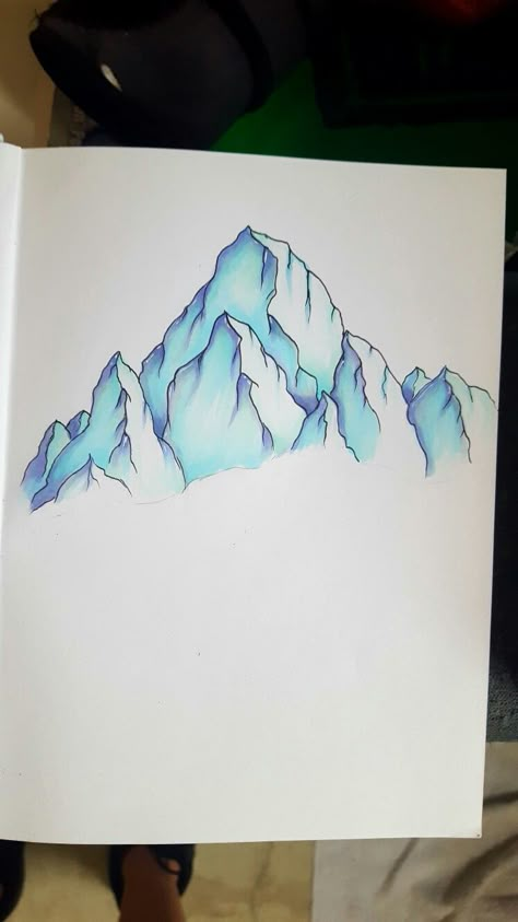 Slowly mountain drawing  Made with copic markers and a lot of love Marker Art Ideas, Drawing Mountains, Mountains Drawing, Copic Marker Drawings, Art Markers Drawing, Copic Drawings, Markers Drawing Ideas, Alcohol Ink Markers, Copic Marker Art