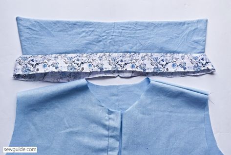 How To Put A Collar On A Shirt, How To Sew A Collared Shirt, Diy Shirt Collar, How To Sew A Collar On A Dress, Sewing A Collar On A Shirt, How To Make A Shirt Collar, Shirt Collar Sewing Tutorial, Sew Collar On Shirt, How To Make A Collar For A Shirt